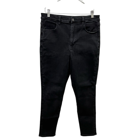 AMERICAN EAGLE OUTFITTERS stretch skinny jeans black - Picture 1 of 12